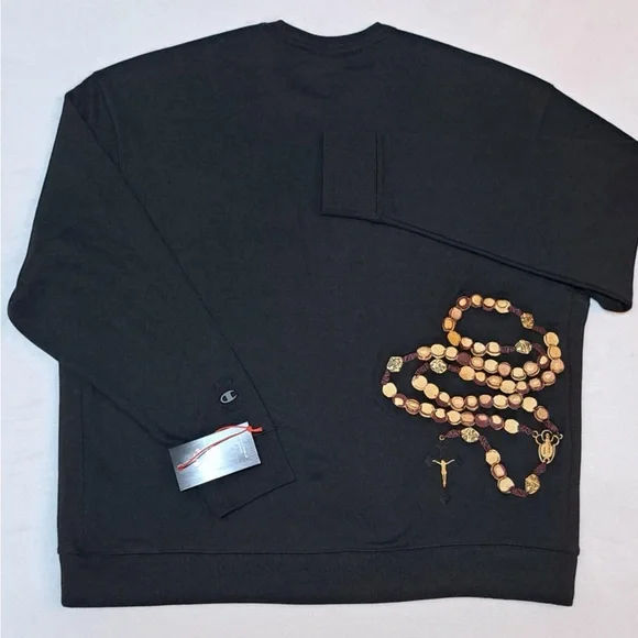 CHAMPION - ANGELO BAQUE "SENIOR THESIS" UBER LOPEZ ALPHA CREWNECK - XXL